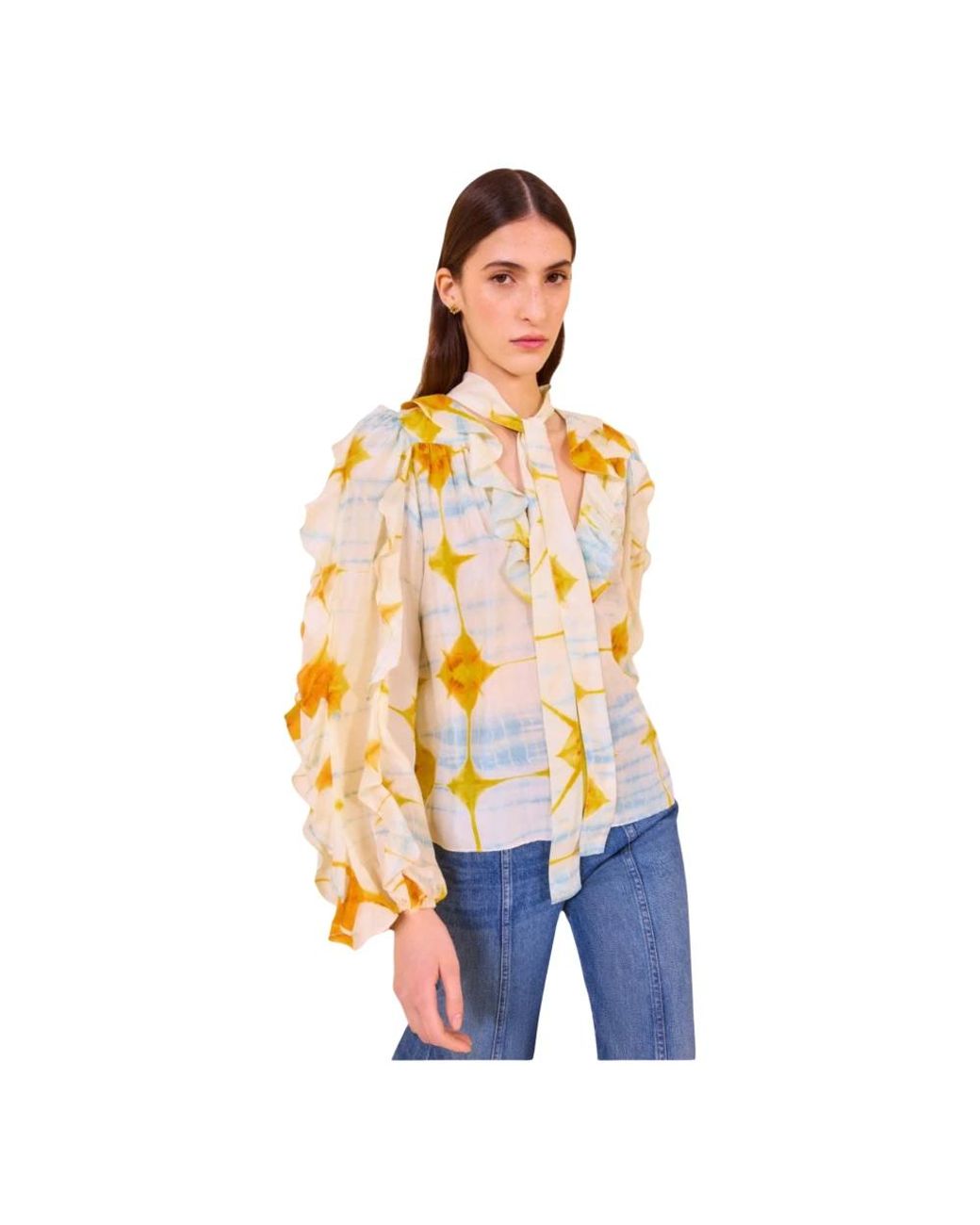 Blouses di Ulla Johnson in Metallic