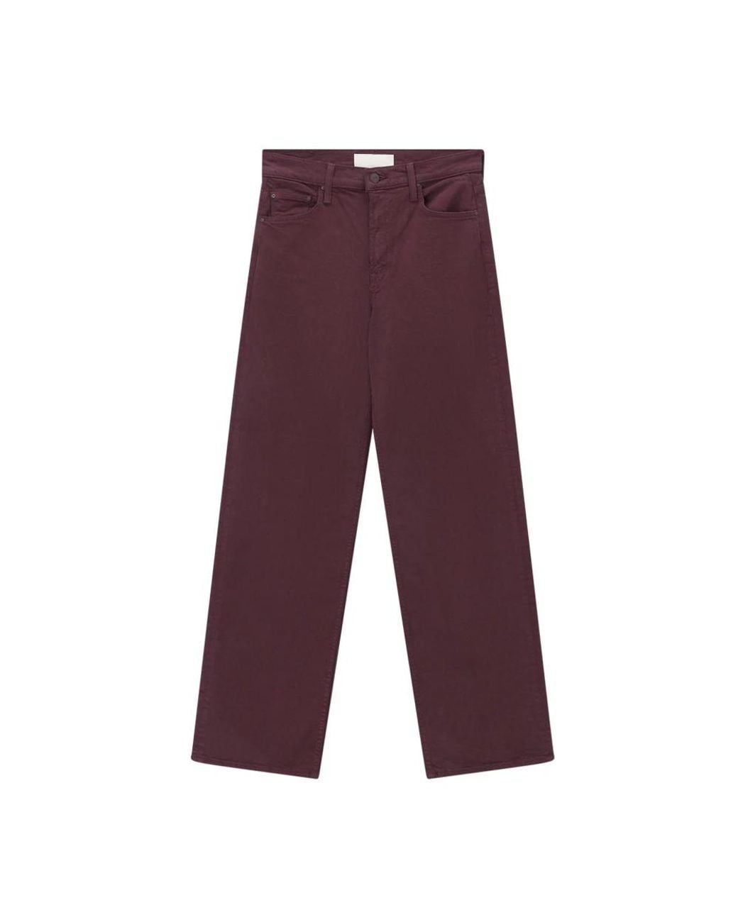 Mother Purple Wide Trousers for men
