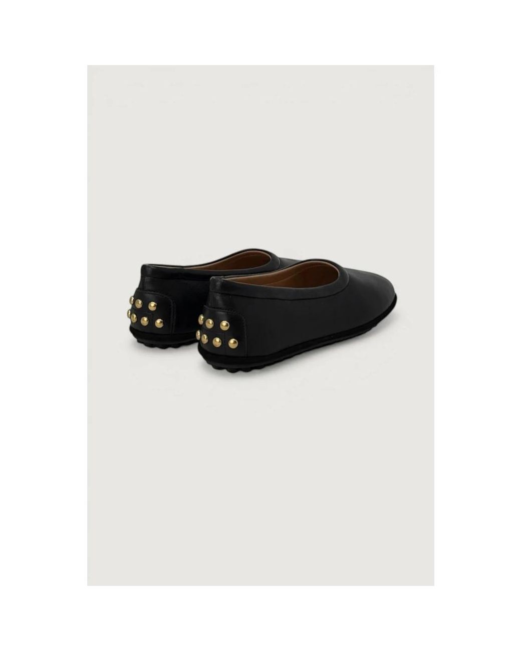 Tod's Black Ballerina Shoes