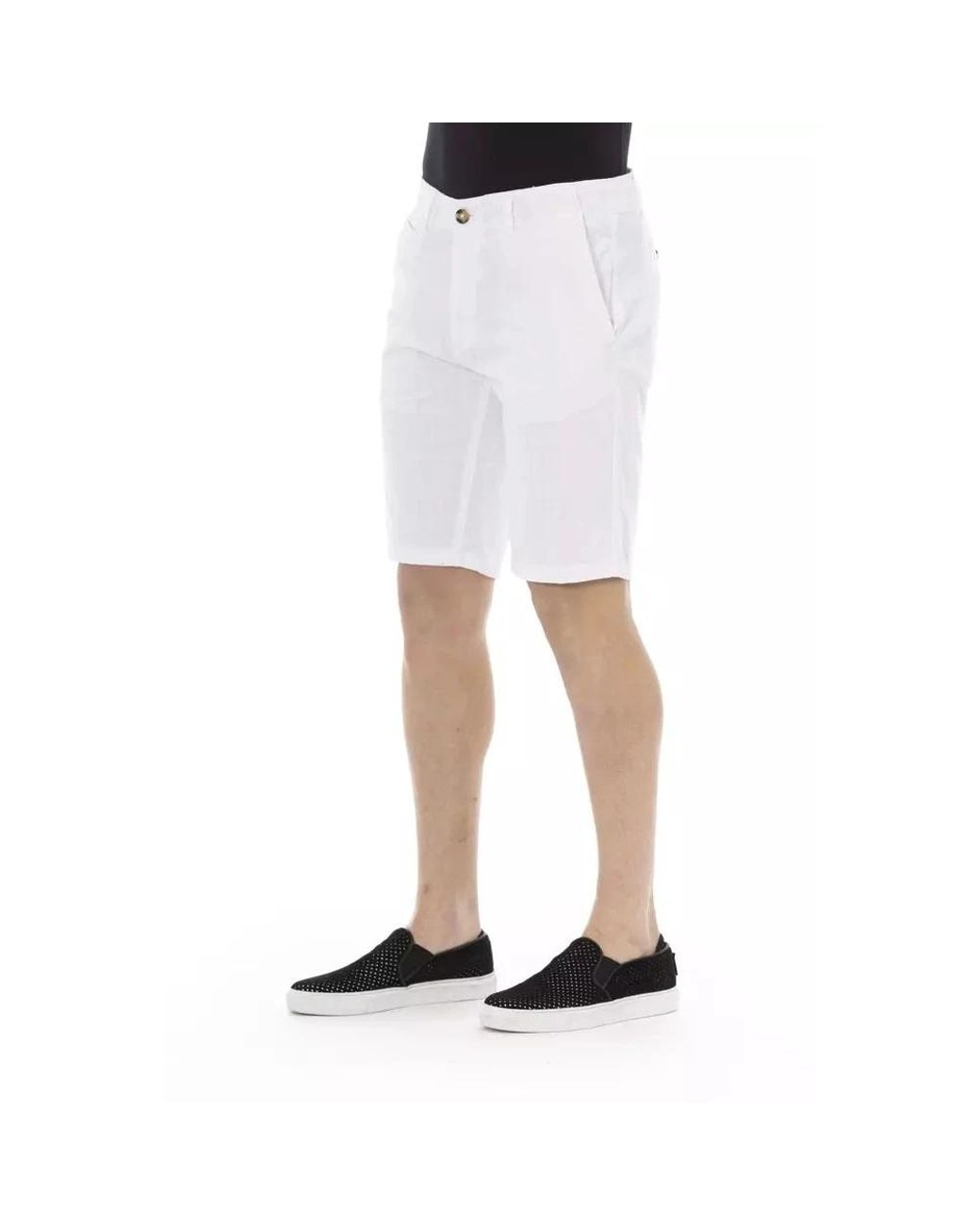 Baldinini White Casual Shorts for men