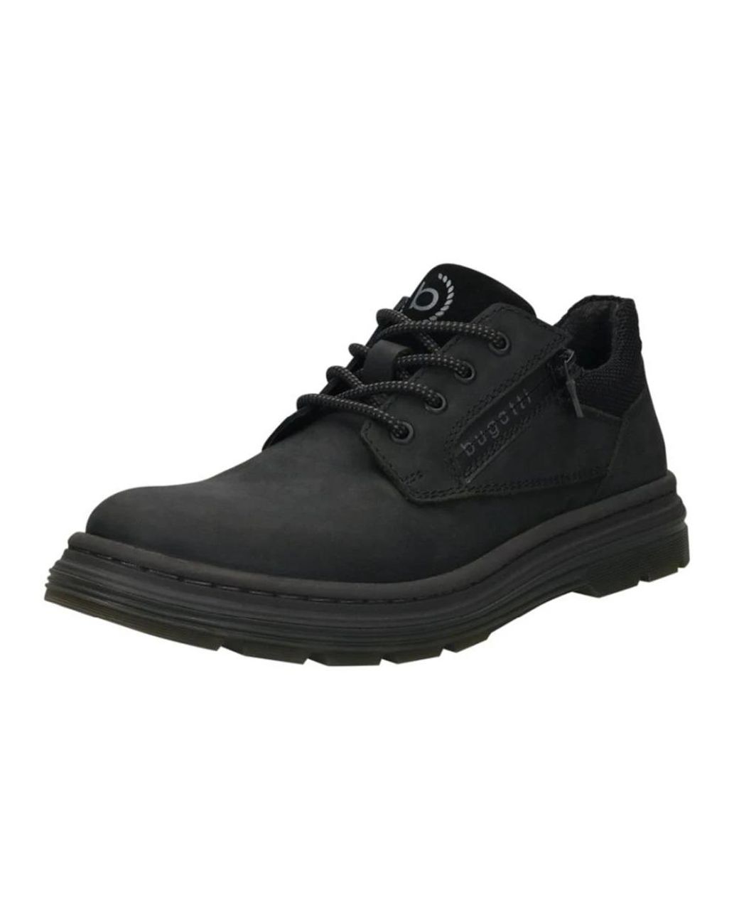 Bugatti Black Laced Shoes for men