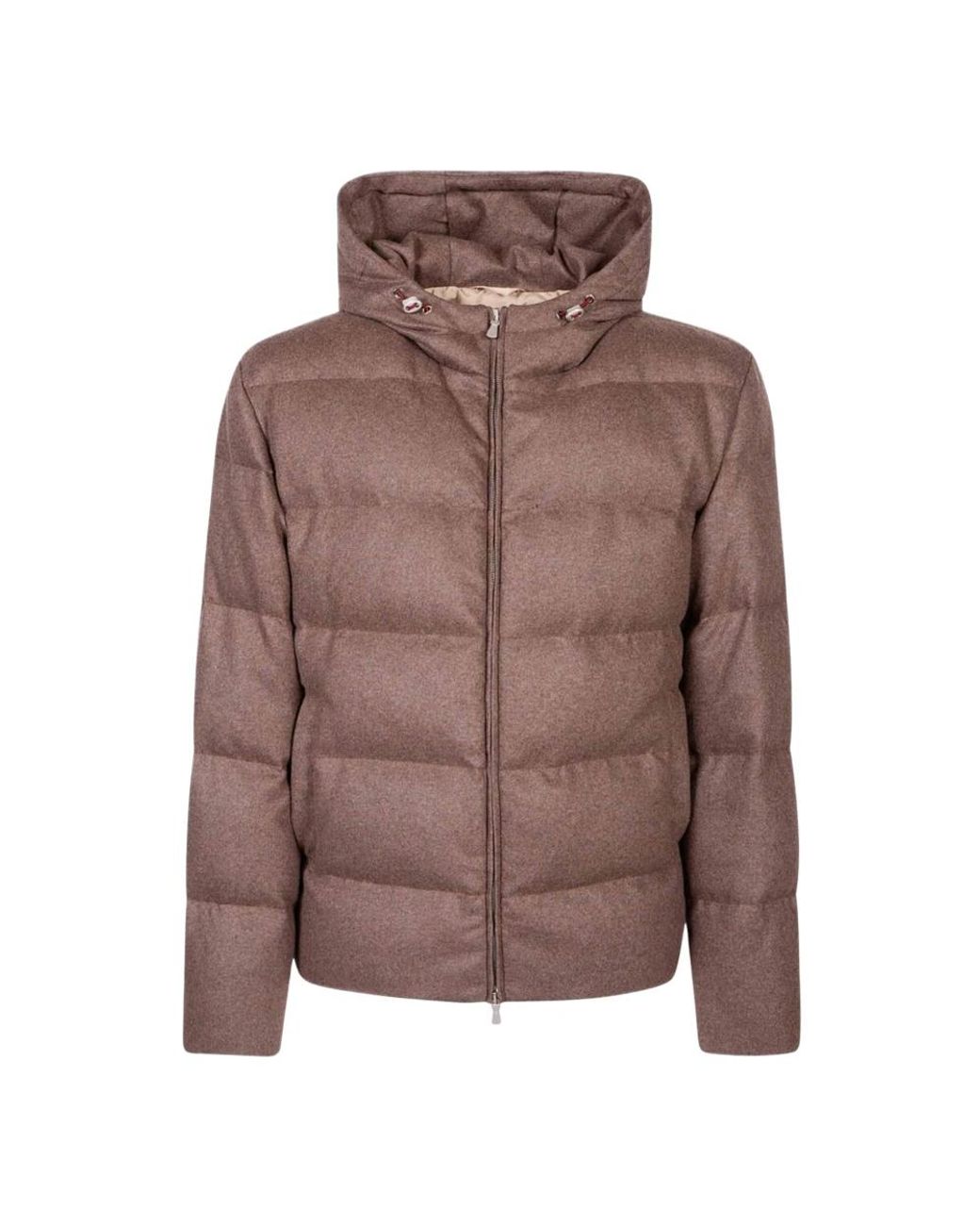 Eleventy Gesteppte Jacke in Brown für Herren