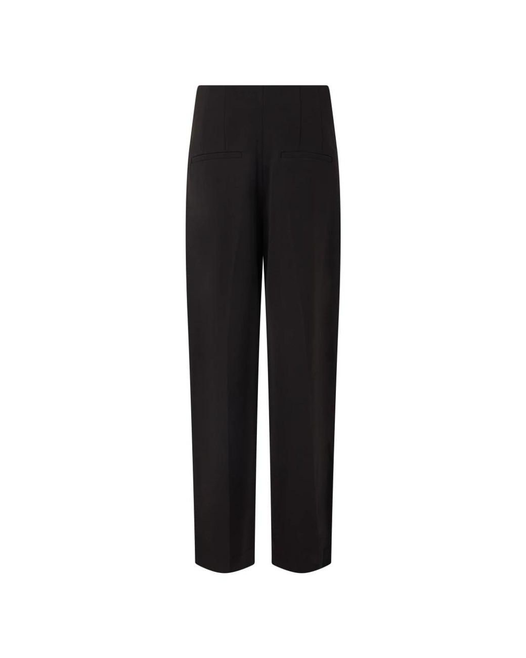 Veronica Beard Black Straight Trousers