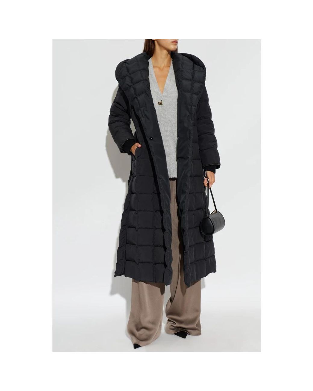 Fabiana Filippi Black Belted Coats