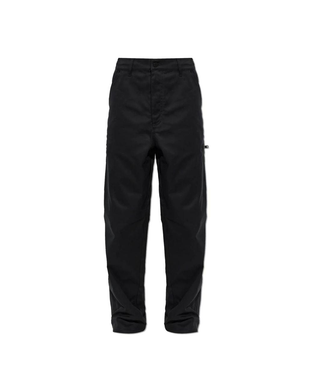 Moncler Black Straight Trousers for men