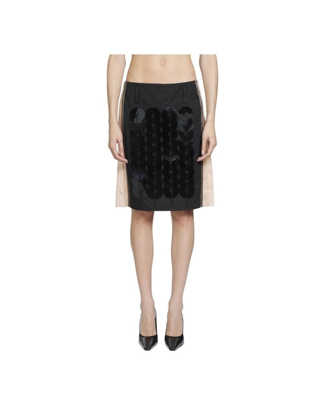 Marni Black Midi Skirts