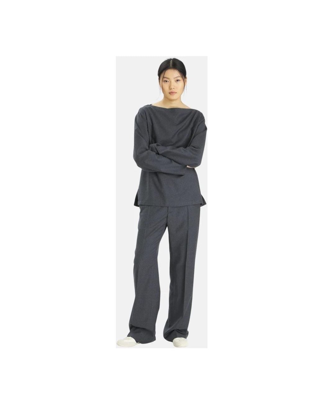 Blouses Barena de color Gray