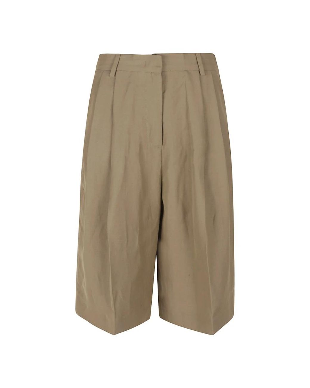 Fabiana Filippi Green Long Shorts