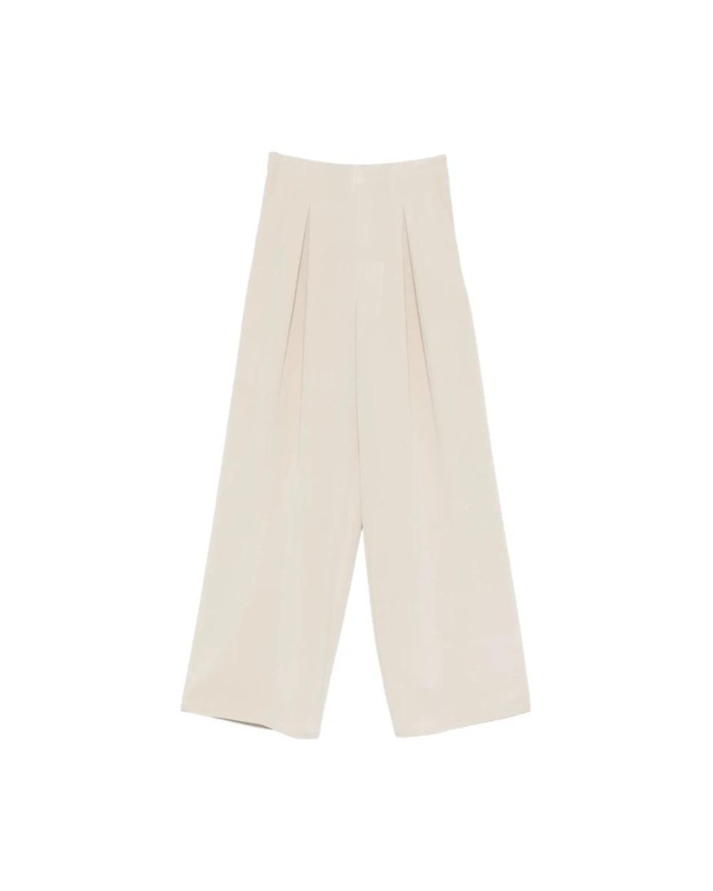 Max Mara Lange Broek in het White