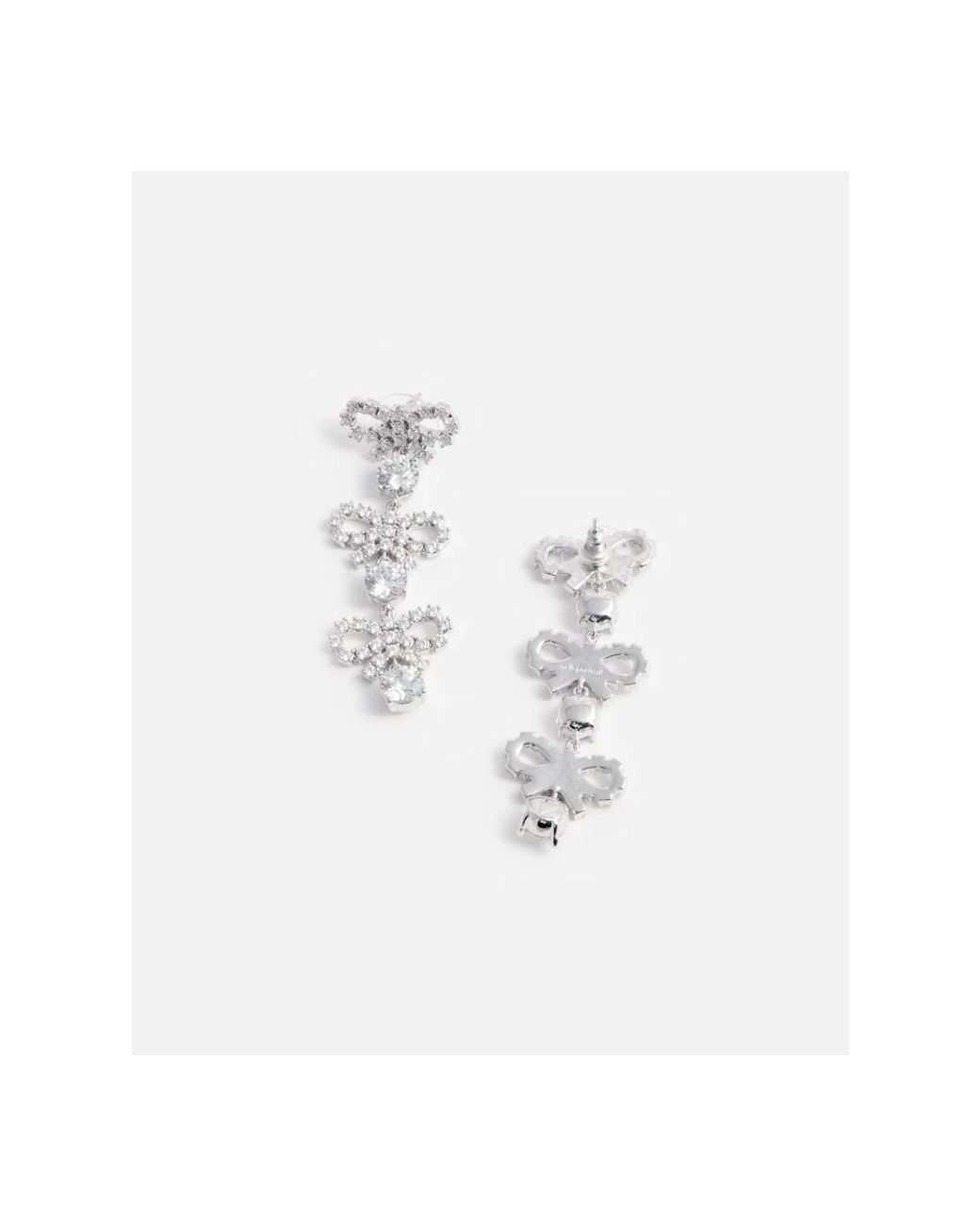 Earrings Self-Portrait de color Metallic