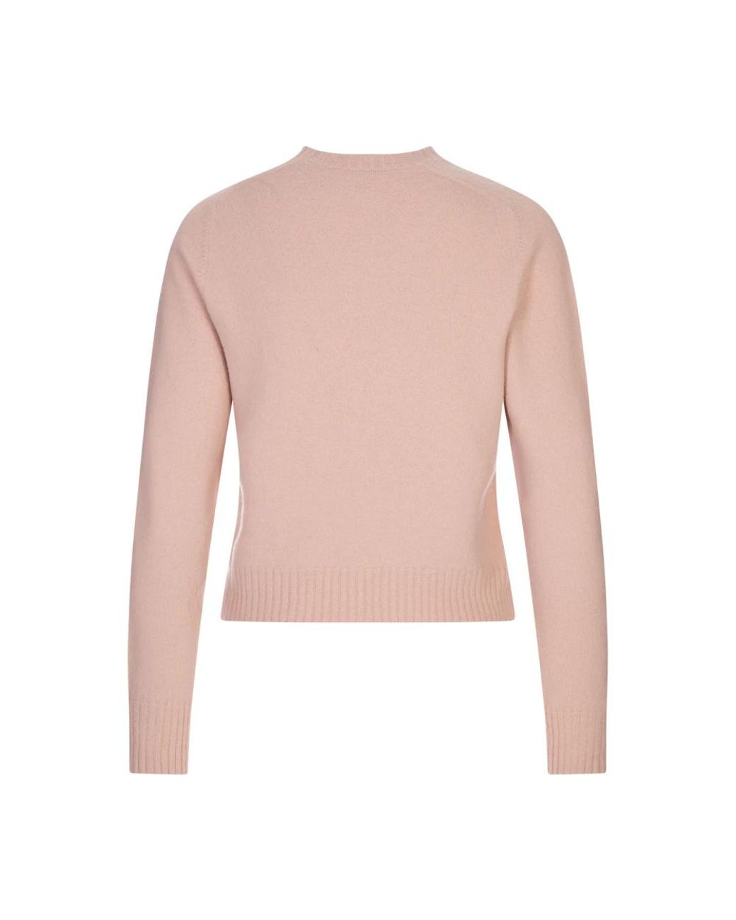 Jil Sander Pink Light Wool Sweater