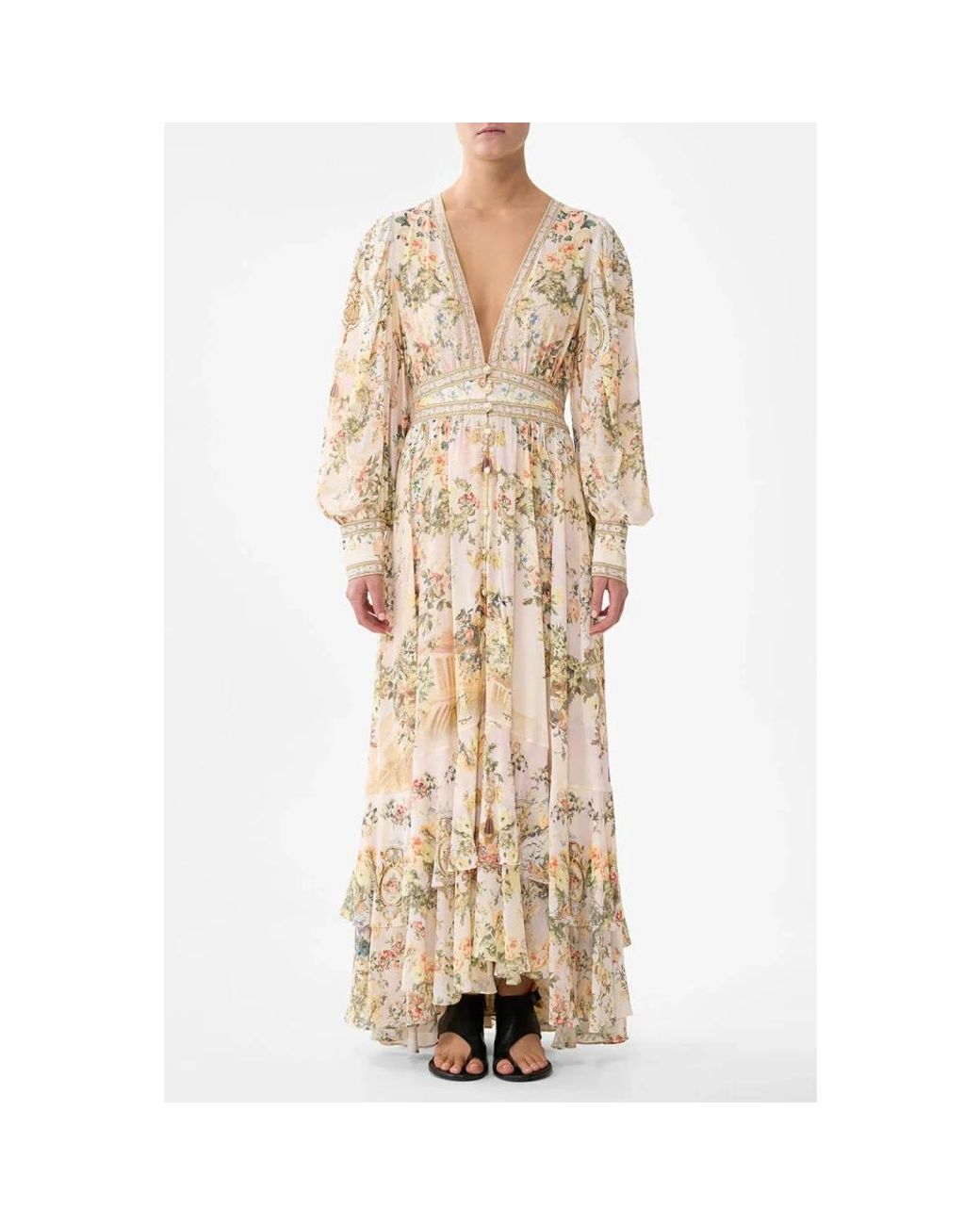 Camilla Metallic Maxi Dresses