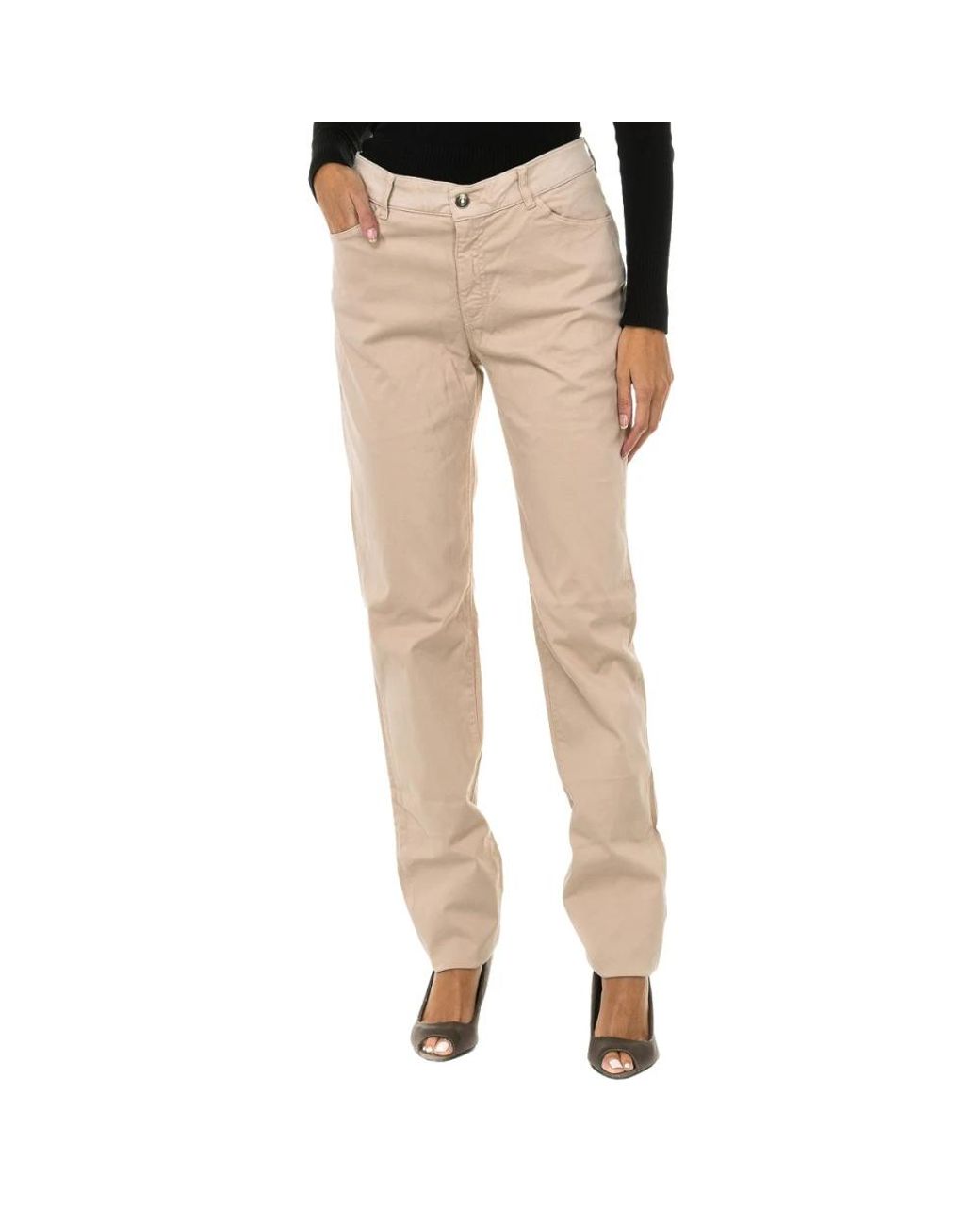 Armani Jeans Natural Straight Trousers