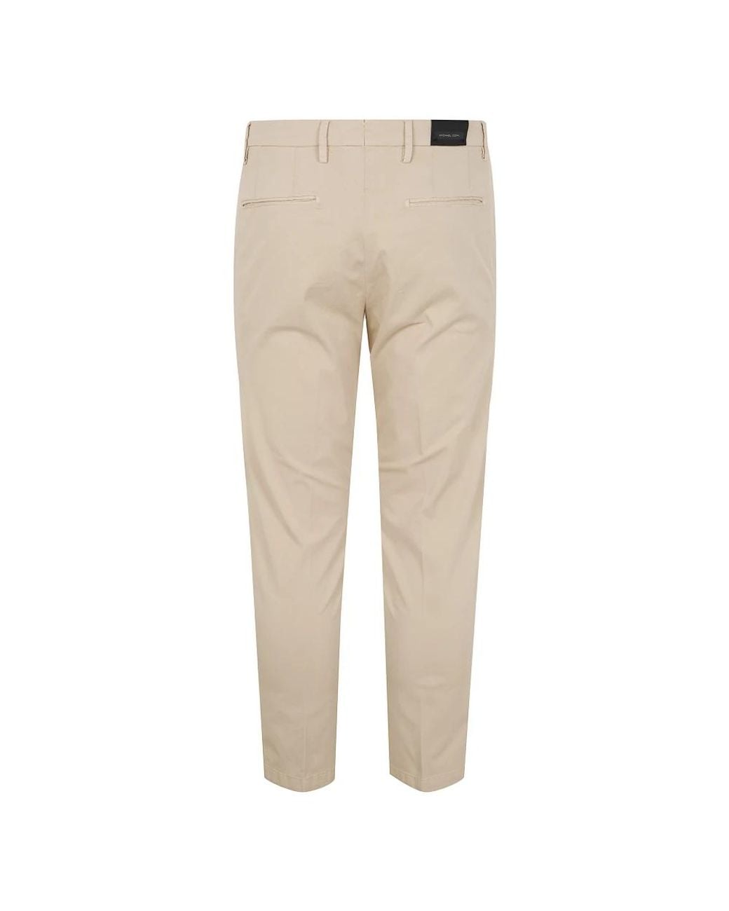 Michael Coal Natural Slim-Fit Trousers for men