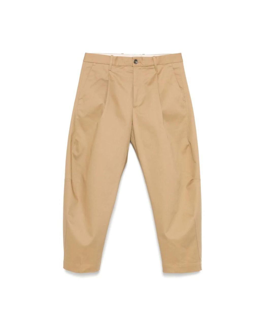 Nine:inthe:morning Natural Straight Trousers for men