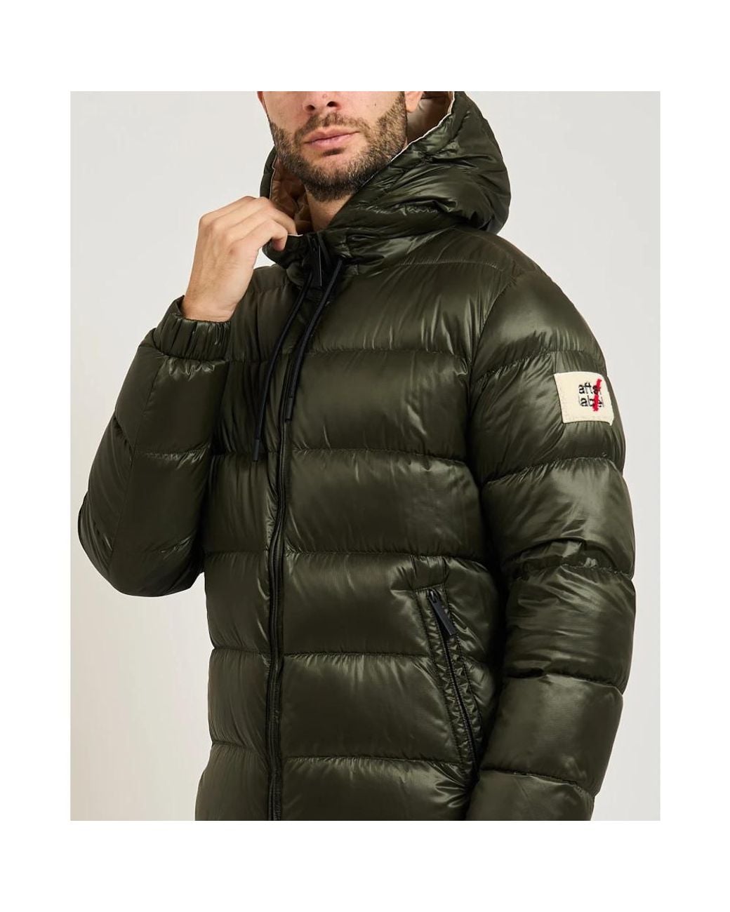AFTER LABEL Green Down Jackets for men