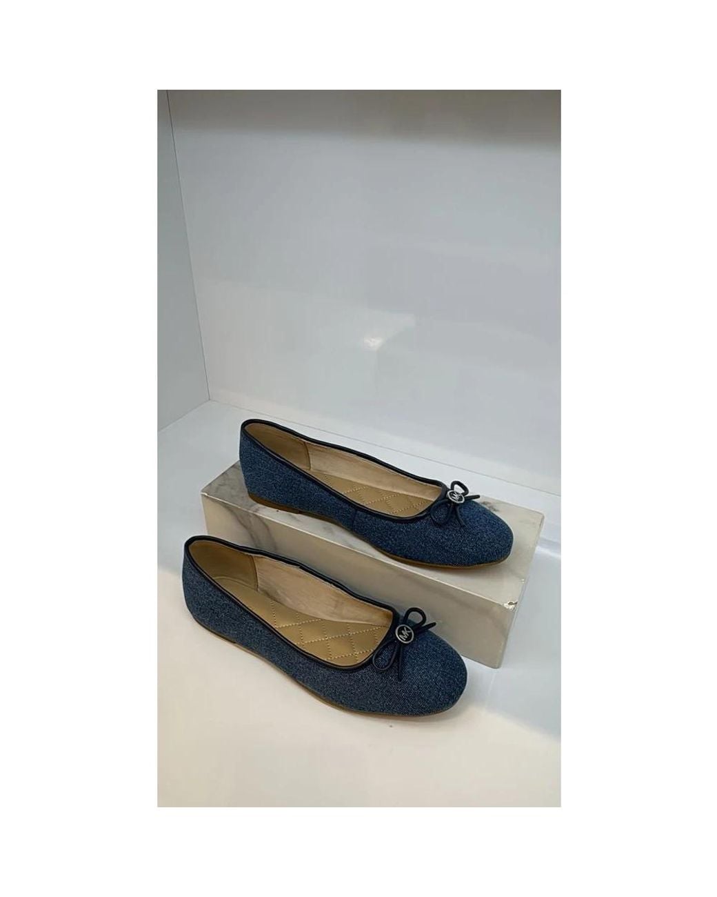 Michael Kors Blue Ballerina Shoes