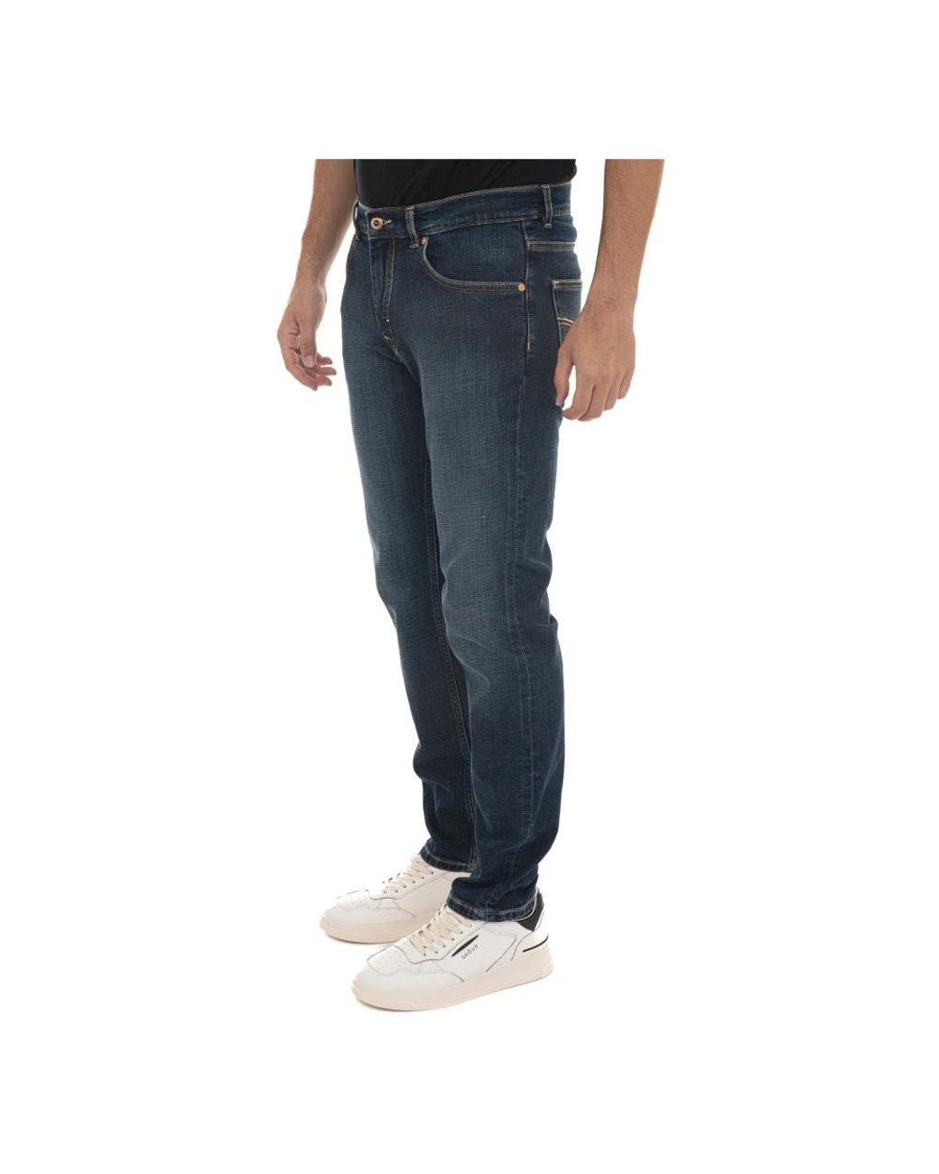 Harmont & Blaine Blue Slim Fit Jeans for men