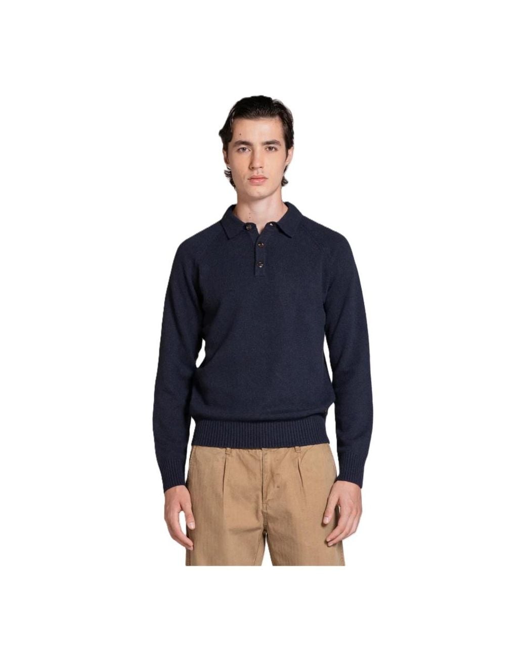 Impure Colin Polo Pullover in Blue für Herren