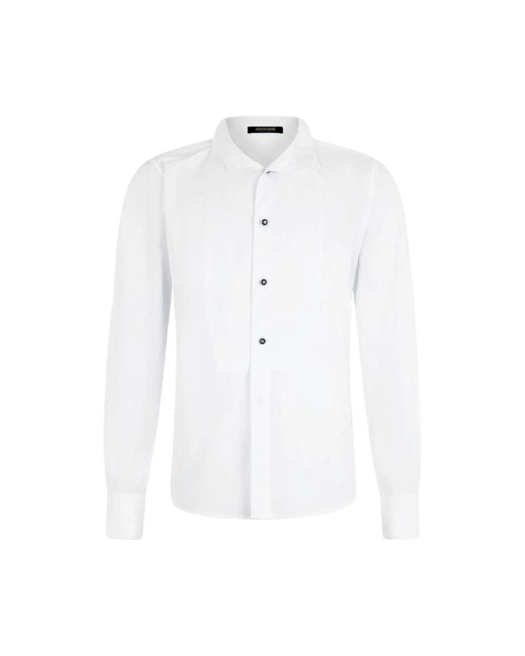 Roberto Cavalli White Casual Shirts for men
