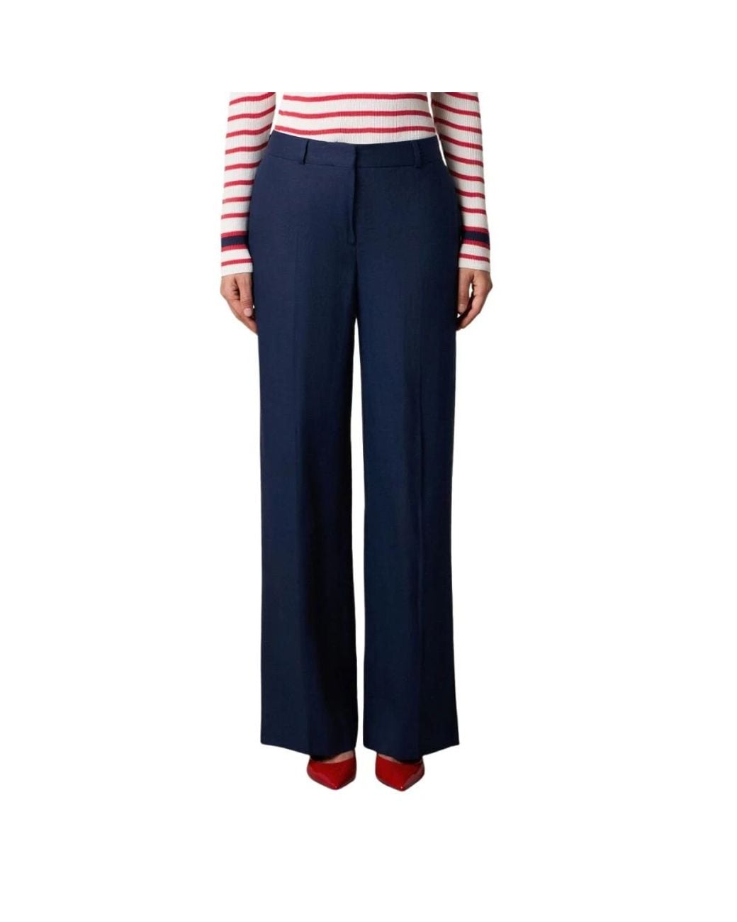 Brooks Brothers Blue Wide Trousers