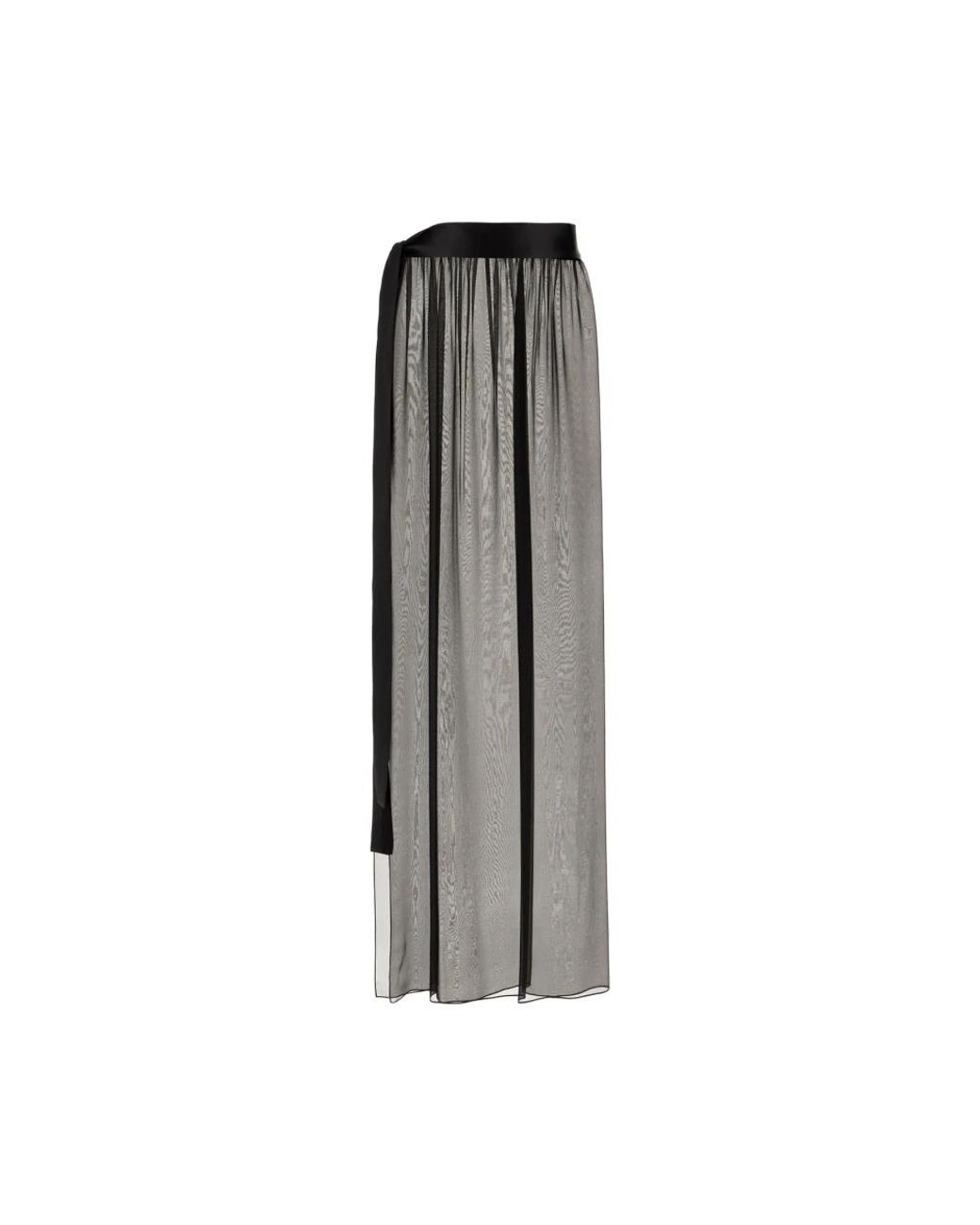 Dolce & Gabbana Gray Maxi Skirts