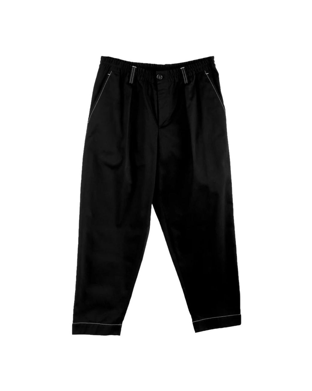 Marni Black Straight Trousers for men