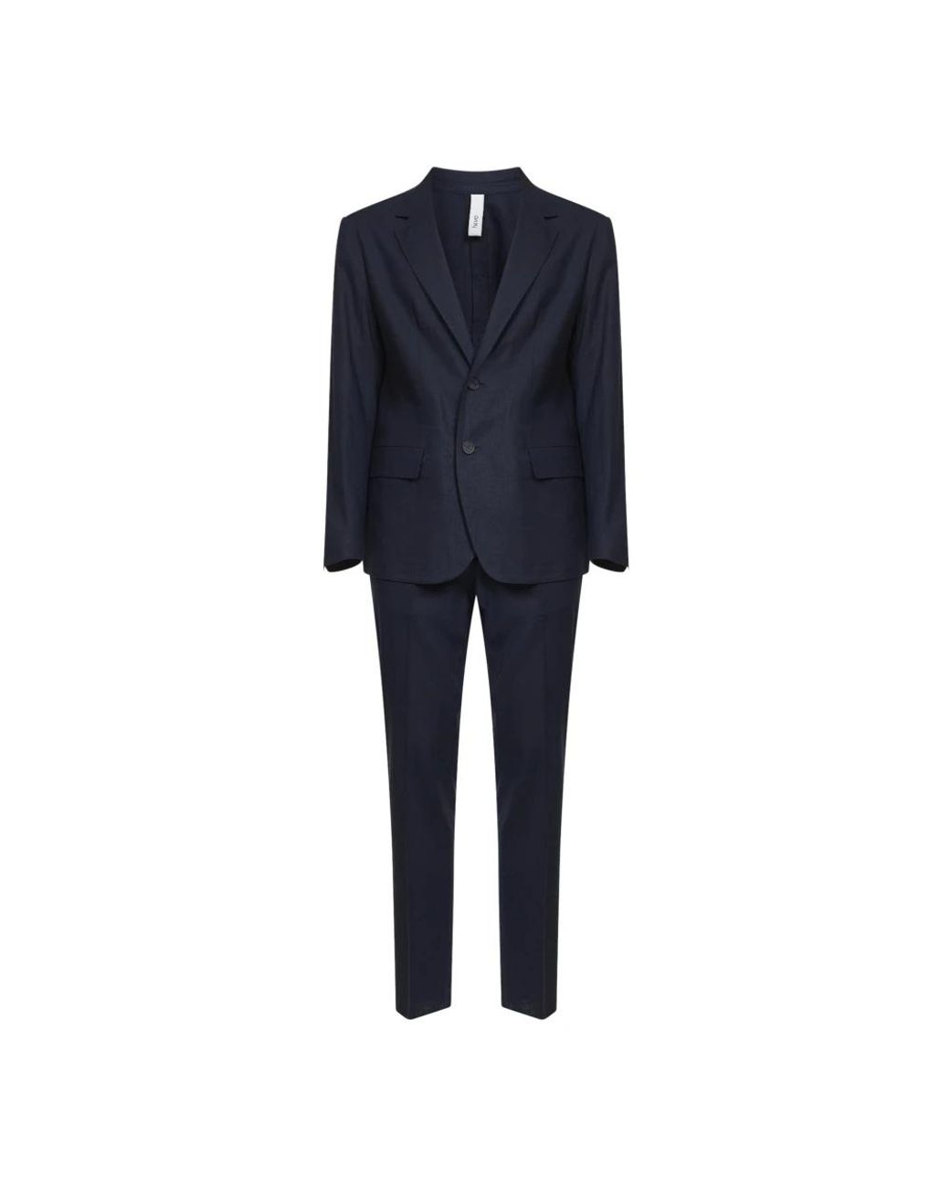 Hevò Blue Single Breasted Suits for men