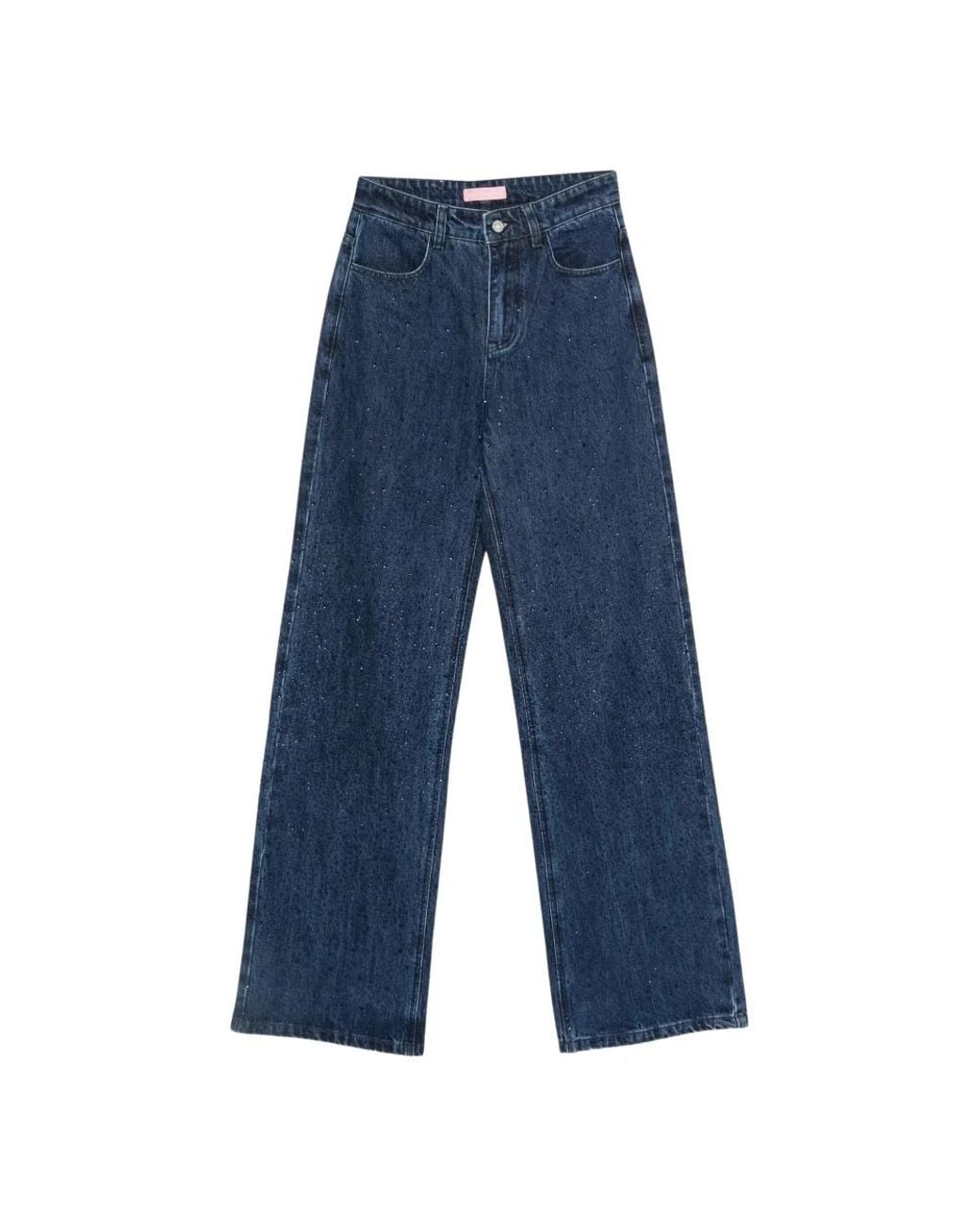 Twentyfourhaitch Blue Wide Jeans