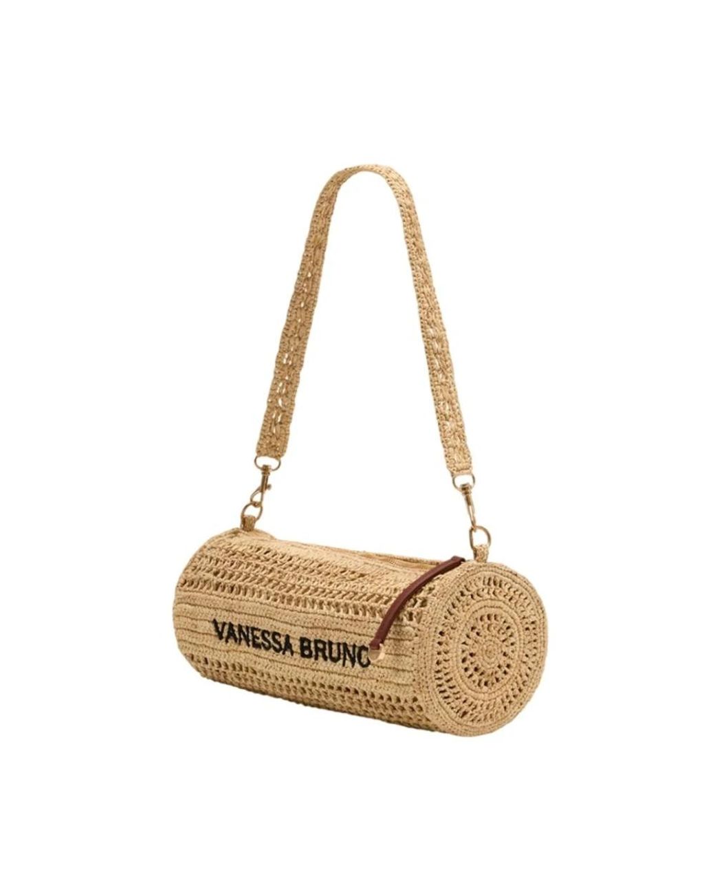 Vanessa Bruno Tassen ,Katoen Bowling Bag in het Metallic