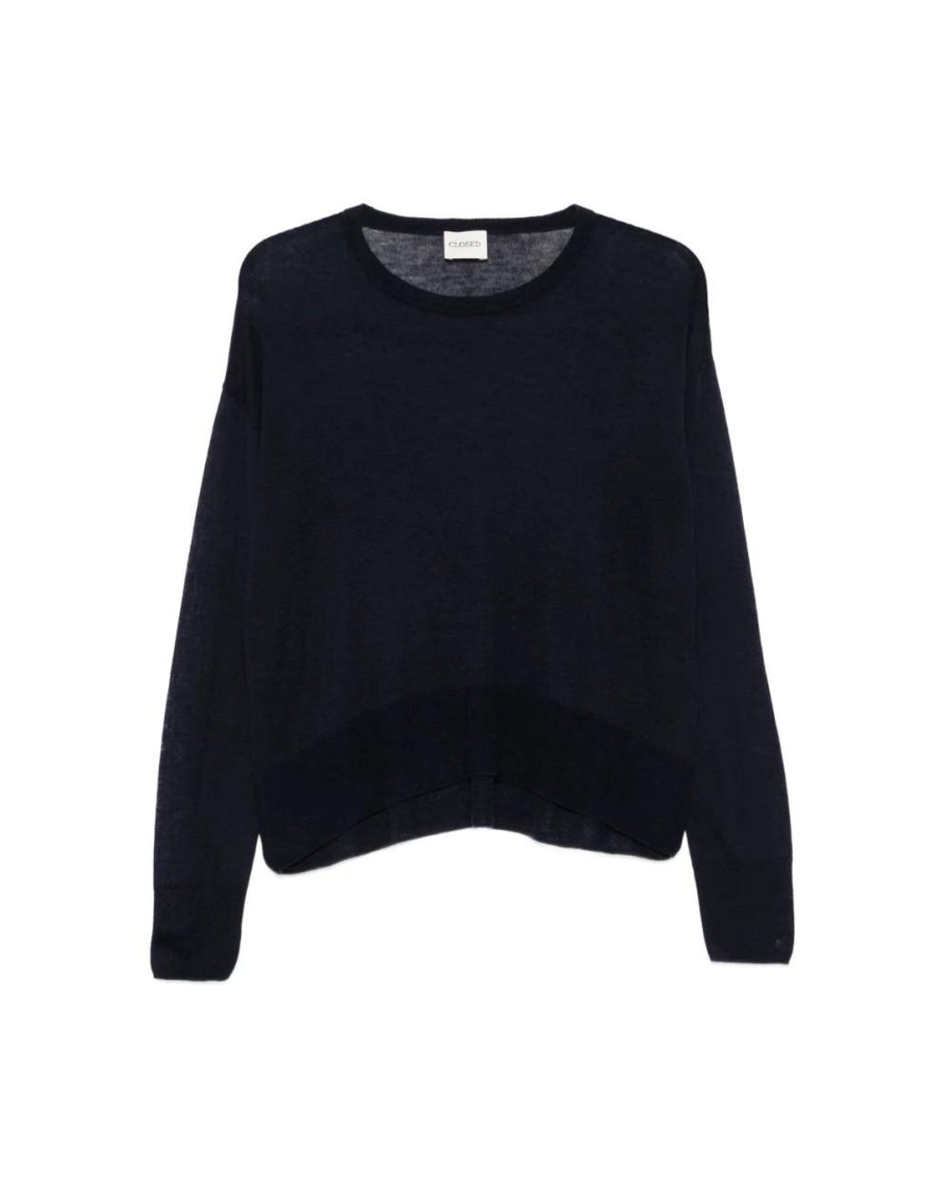 Closed Blue Round-Neck Knitwear