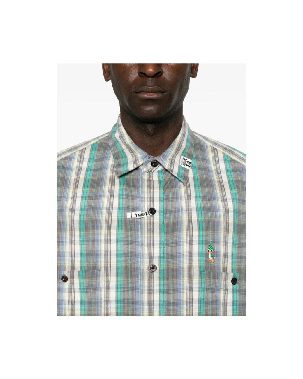 Maison Mihara Yasuhiro Blue Casual Shirts for men