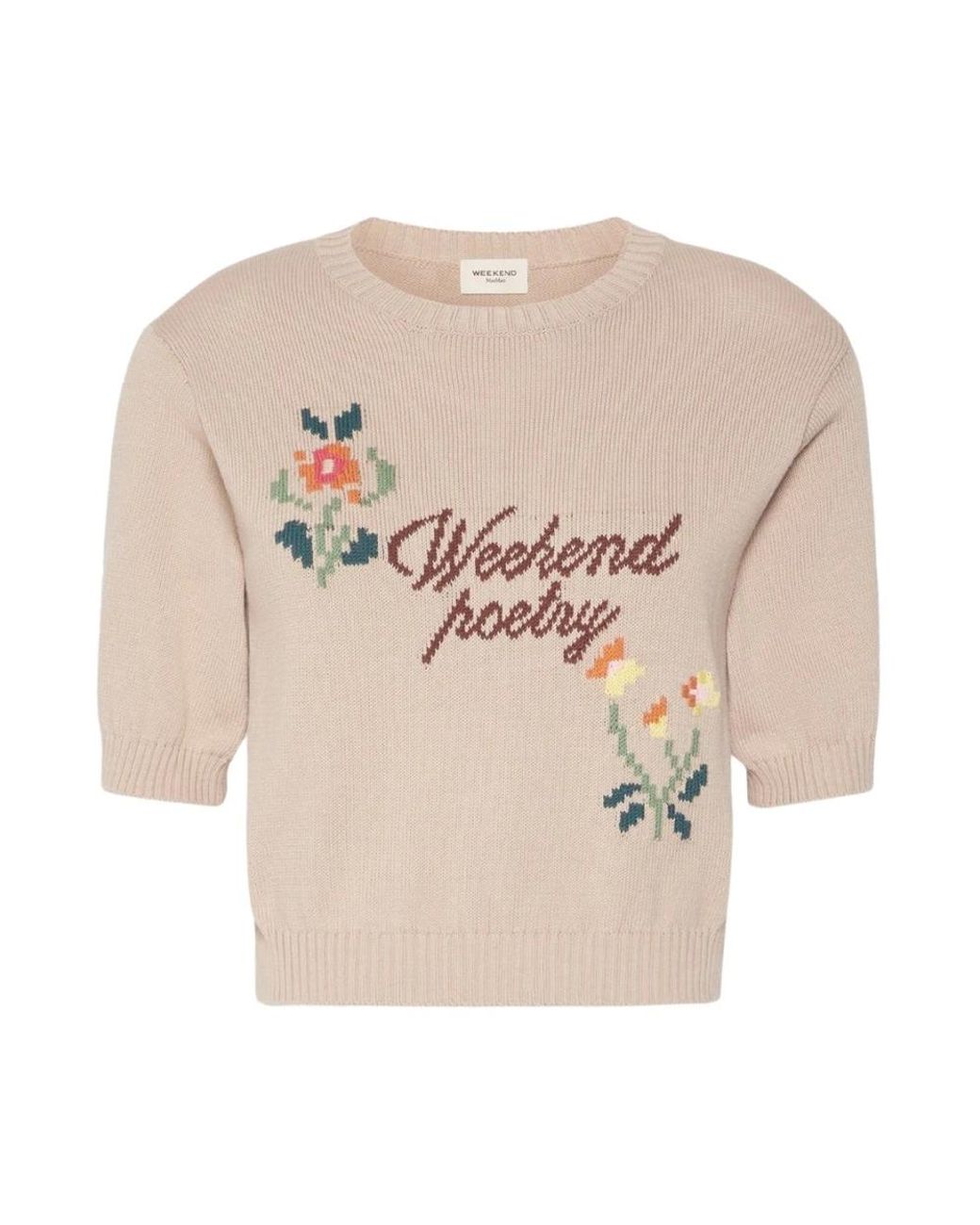 Weekend by Maxmara Natural Round-Neck Knitwear