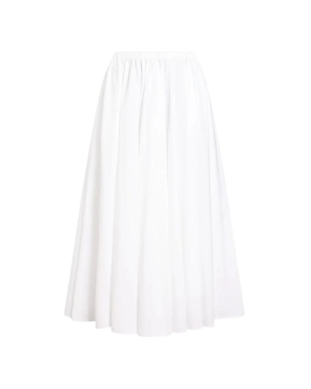 Patou White Midi Skirts