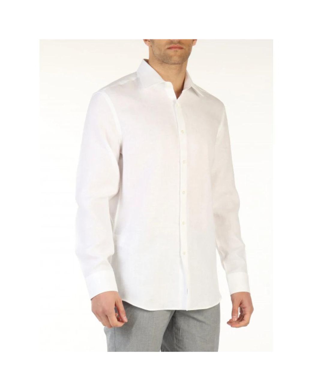 Boss White Formal Shirts for men