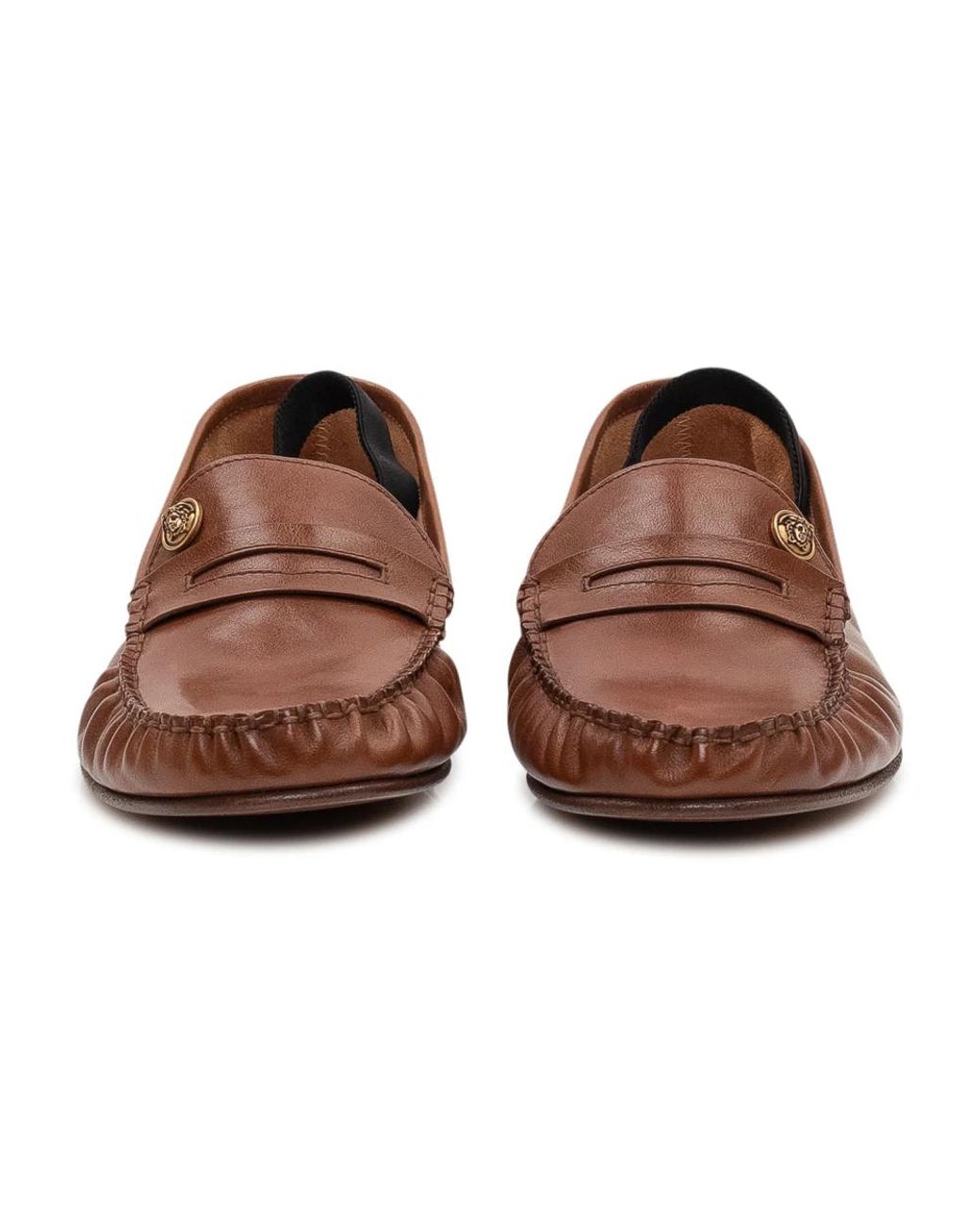 Versace Brown Loafers for men
