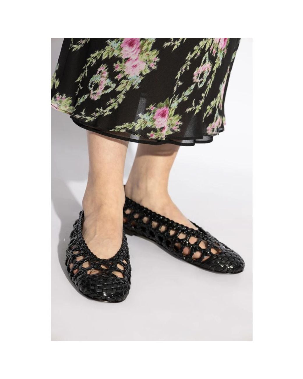 Giuseppe Zanotti Black Ballerina Shoes