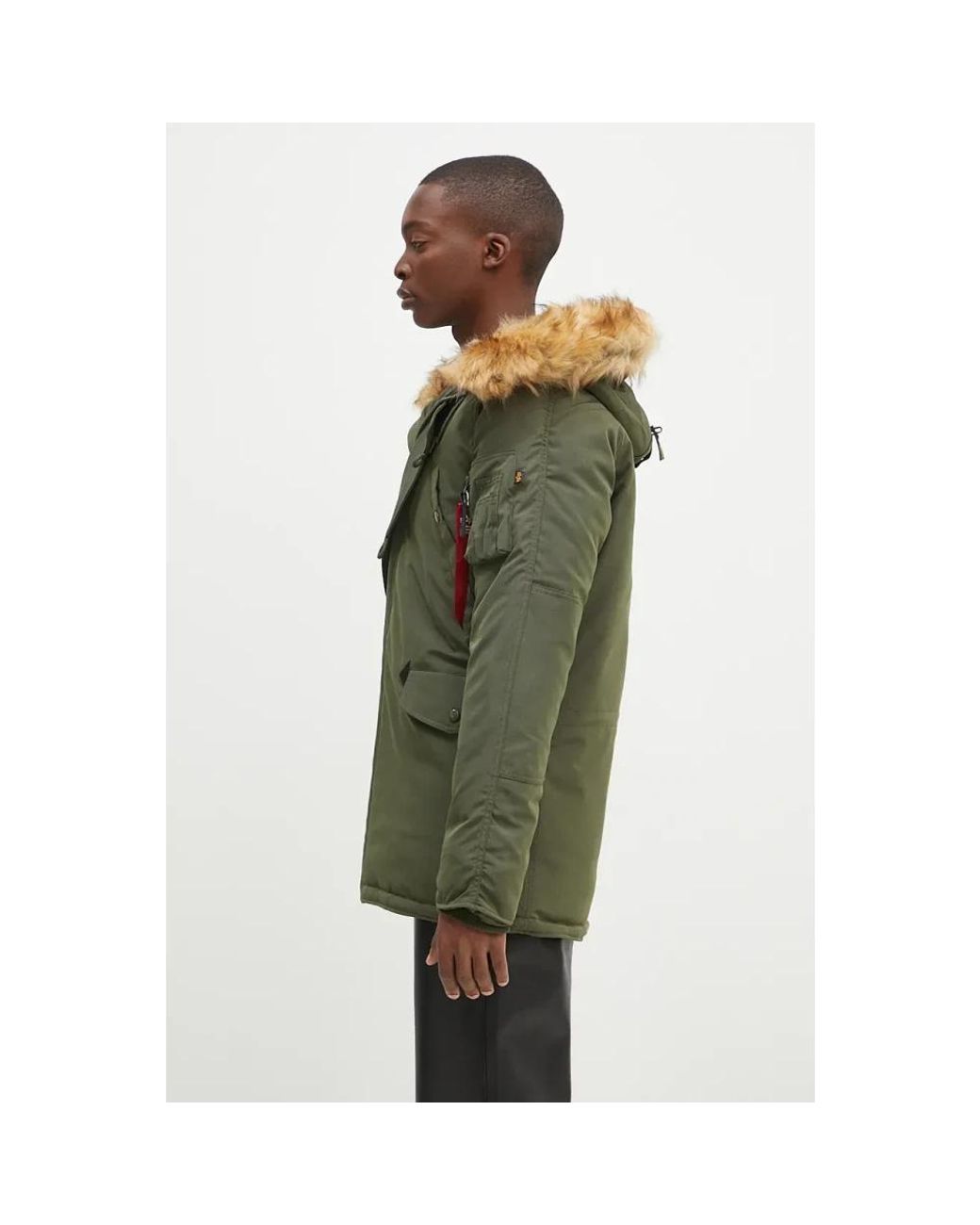 Parkas Alpha Industries de hombre de color Green