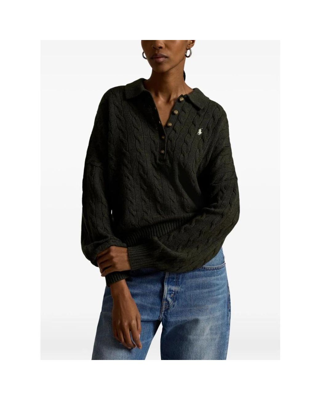Polo Ralph Lauren Green Round-Neck Knitwear