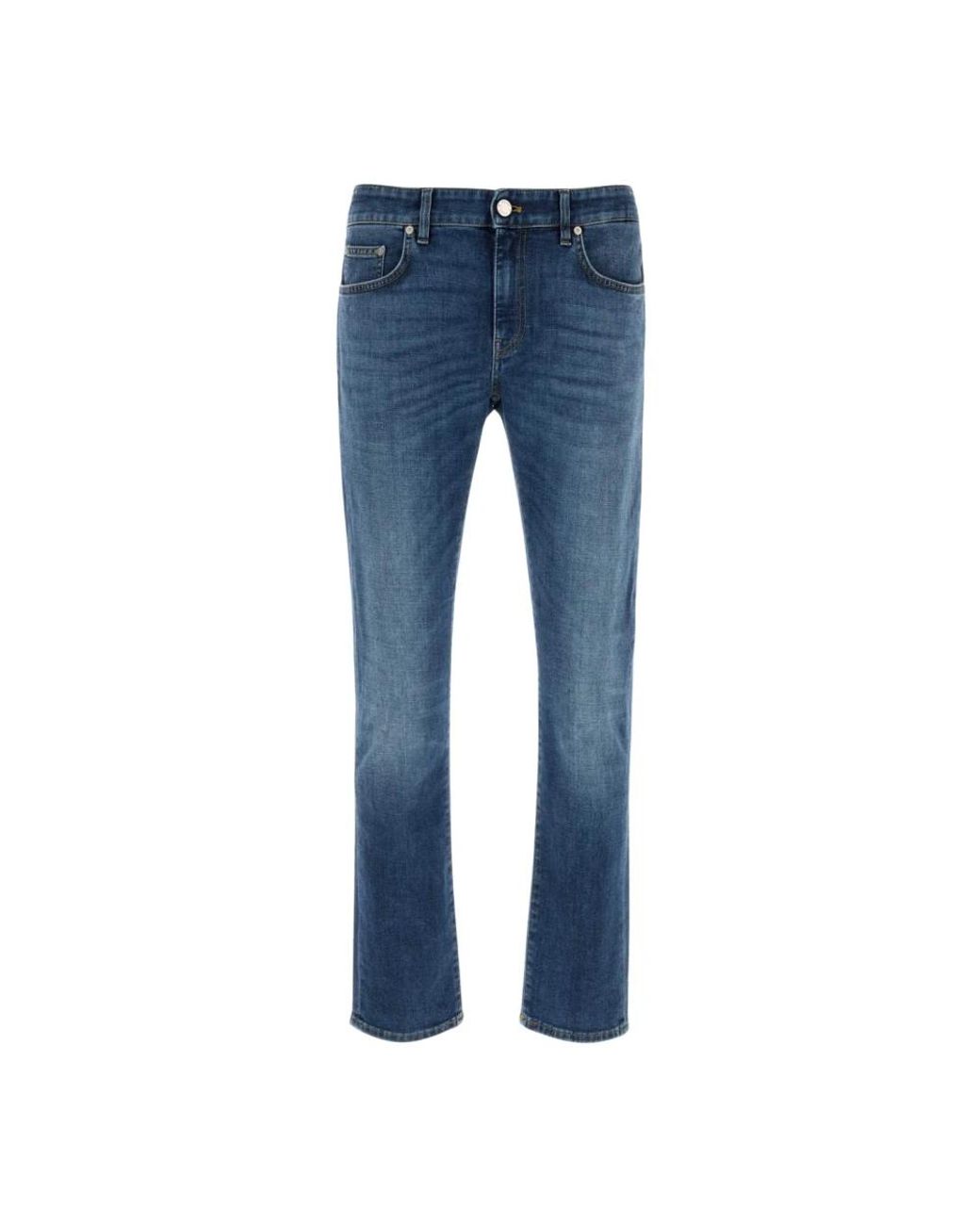 PT Torino Blue Straight Fit Jeans for men