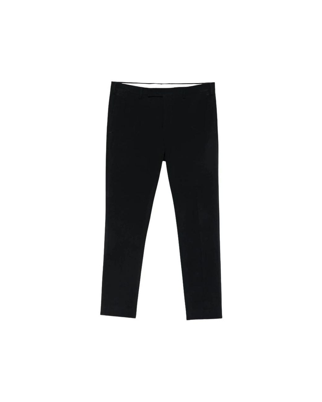 PT Torino Black Slim-Fit Trousers for men