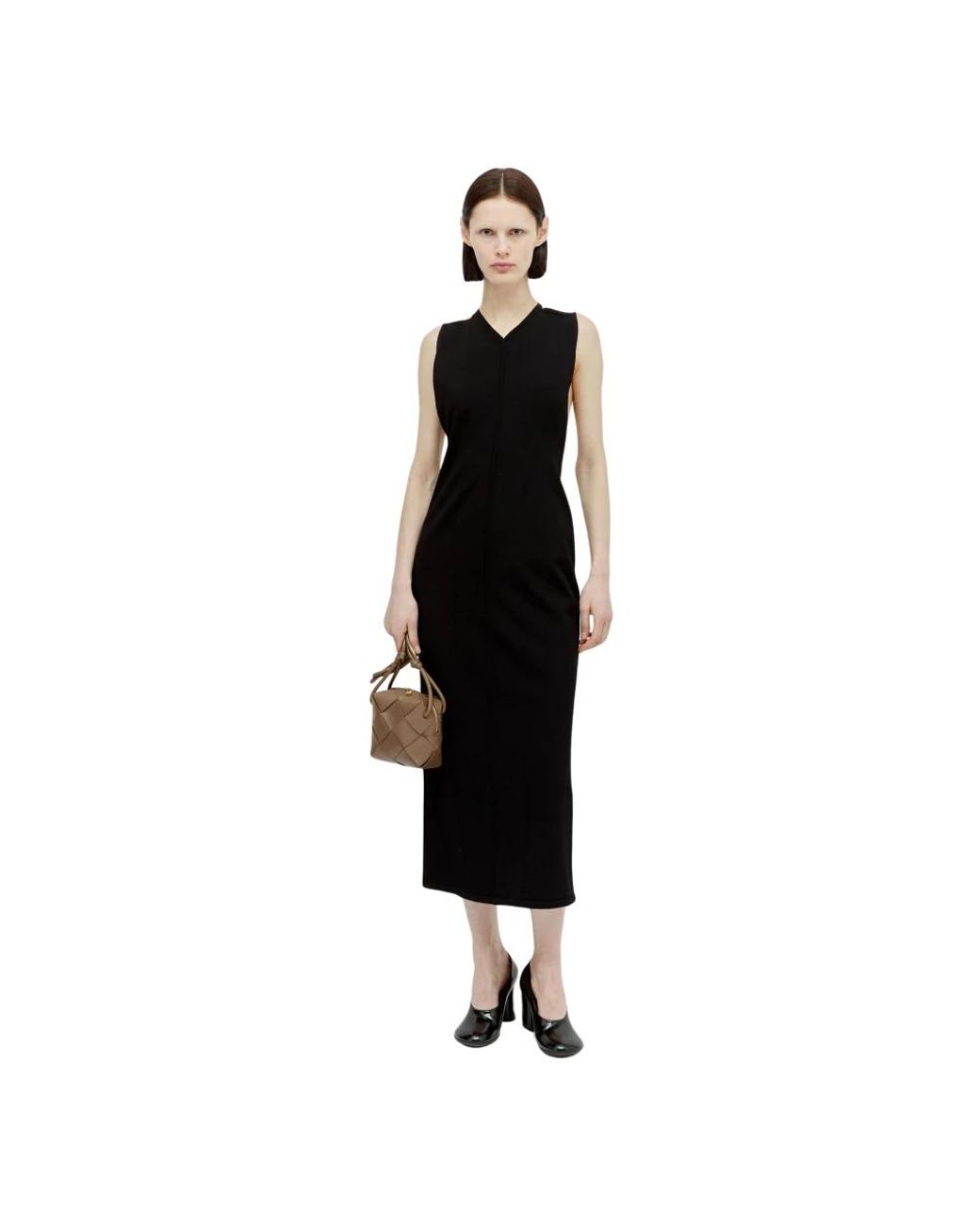 Khaite Black Short Dresses