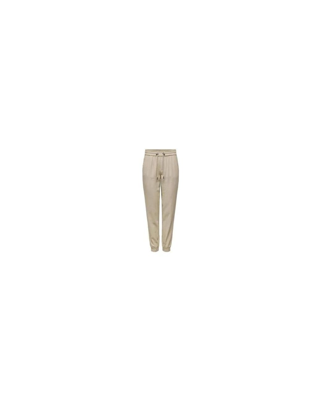 ONLY Joggingbroek Relaxed Fit in het White