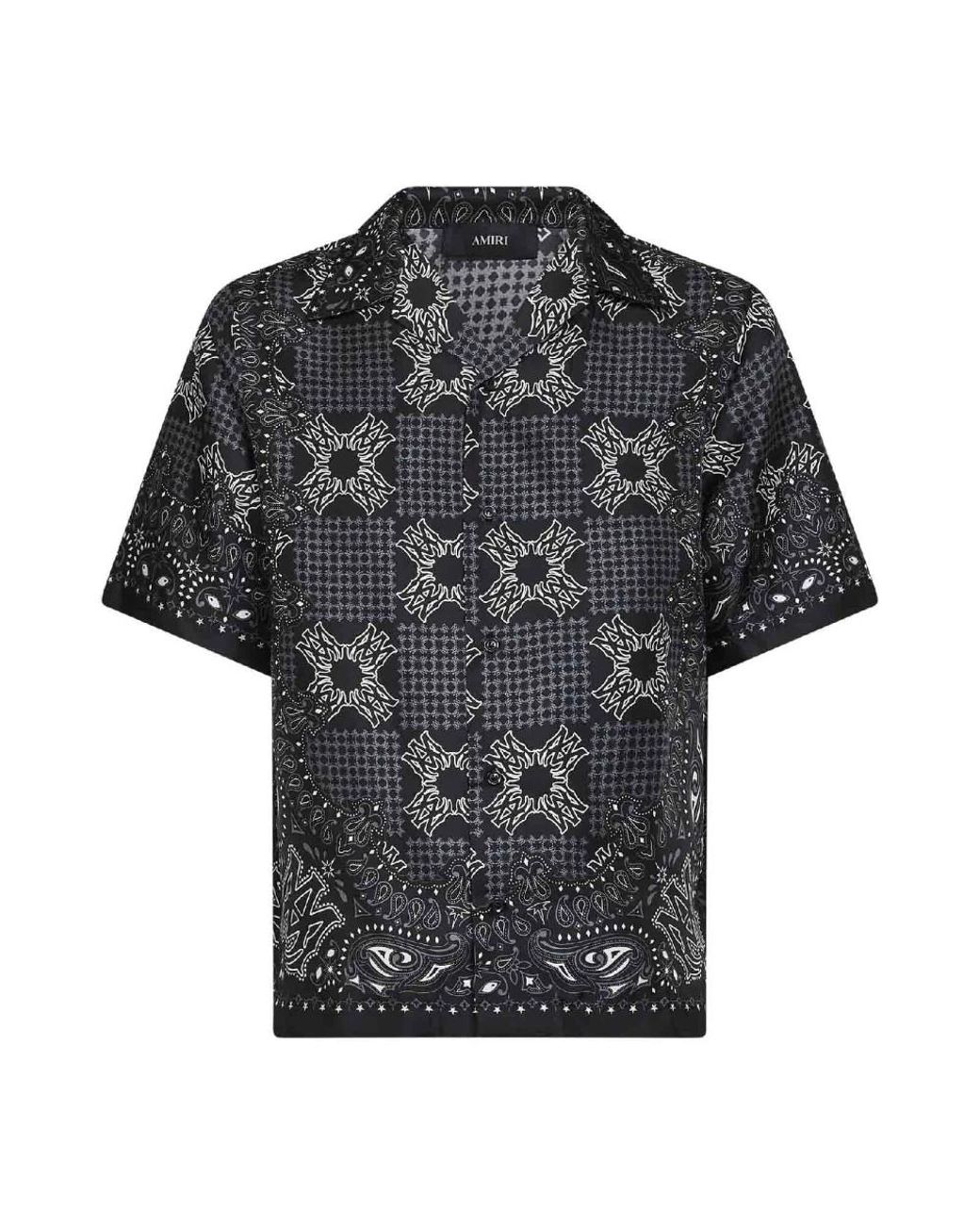Amiri Black Short Sleeve Shirts for men