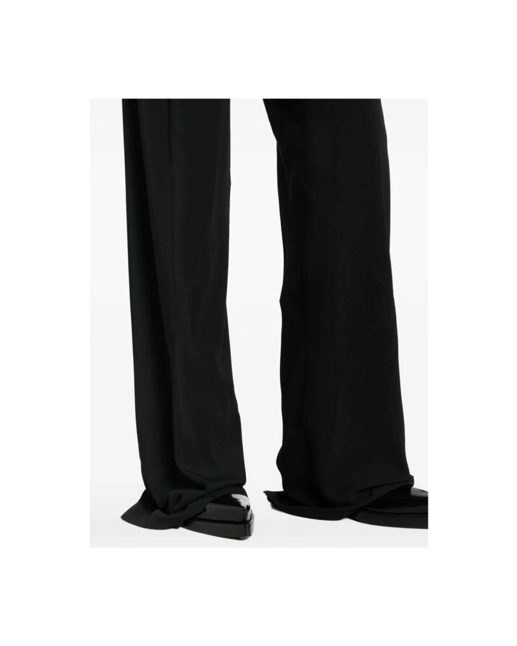 Rick Owens Black Wide Trousers
