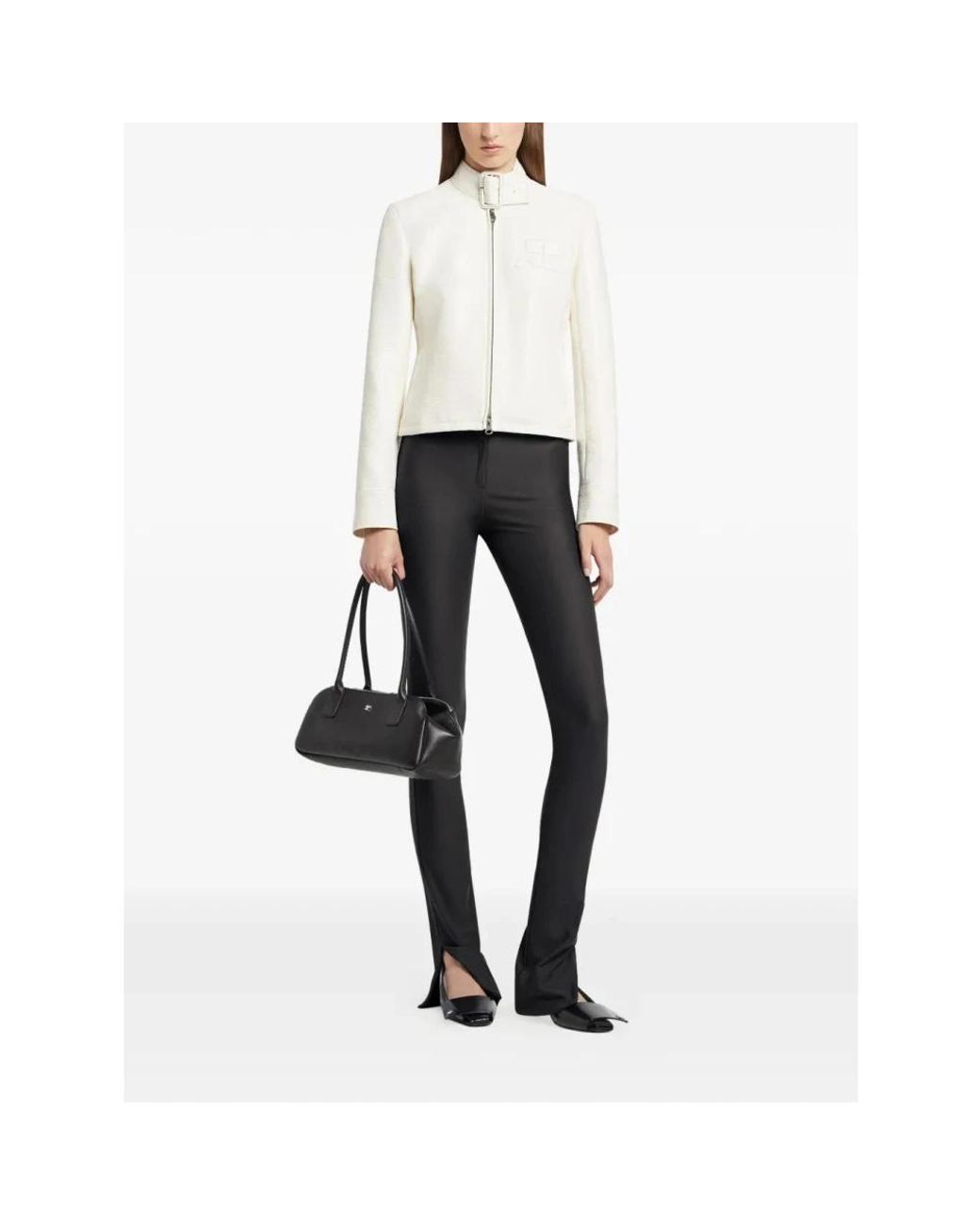 Courreges White Leather Jackets