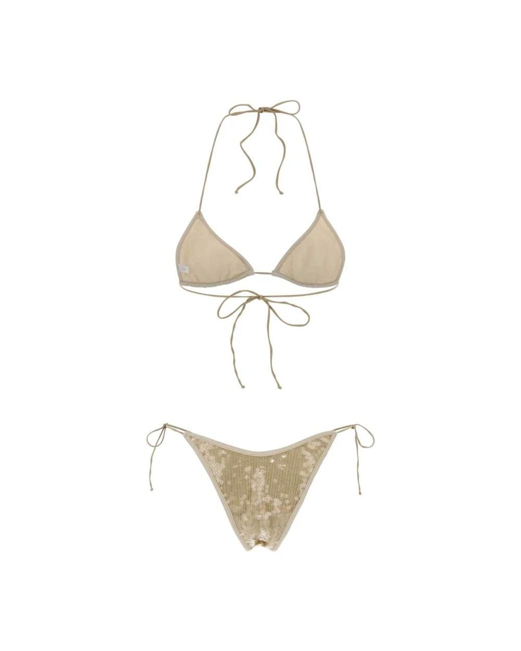 Oseree Metallic Bikinis