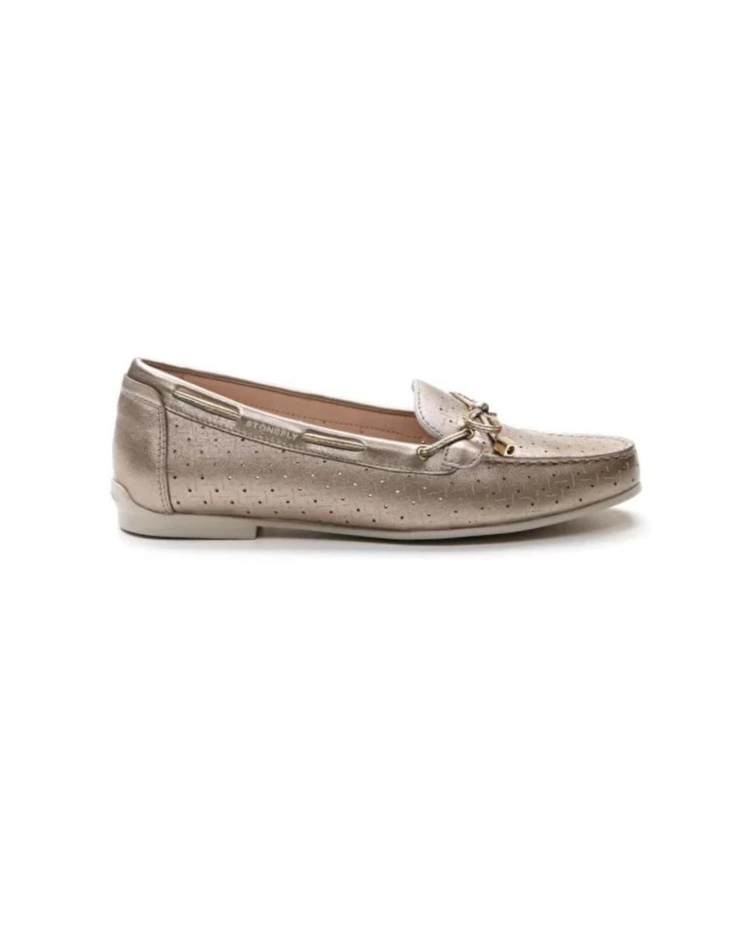 Stonefly Schoenen ,Geel ,Leer Sailor Schoenen in het Gray