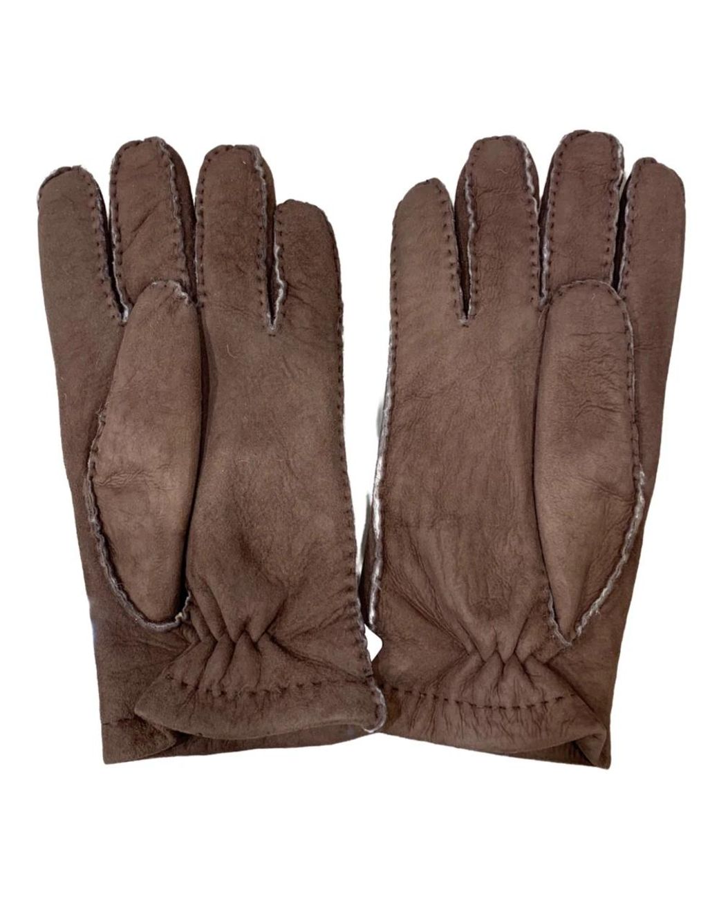 Restelli Guanti Brown Gloves