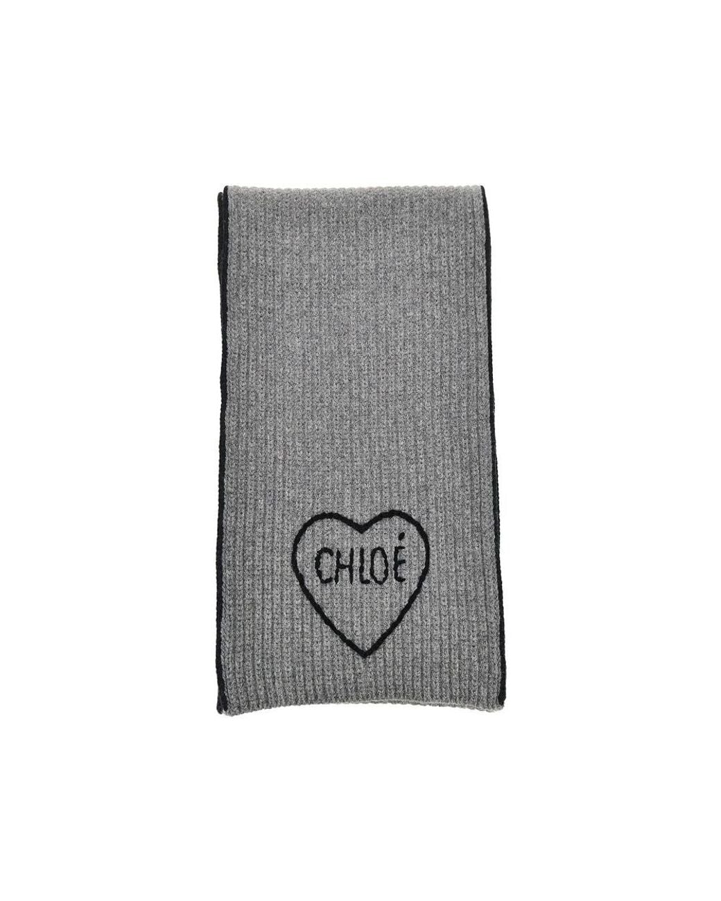 Winter Scarves di Chloé in Gray